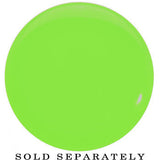 28mm Green Neon Glitter Saddle Plug