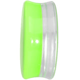 28mm Green Neon Glitter Saddle Plug