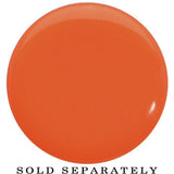 28mm Orange Neon Glitter Saddle Plug