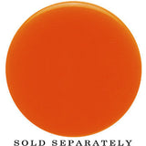 30mm Orange Neon Glitter Saddle Plug