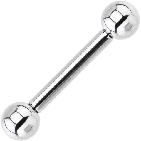 10G Straight Stainless Steel Barbell 5/8 6mm