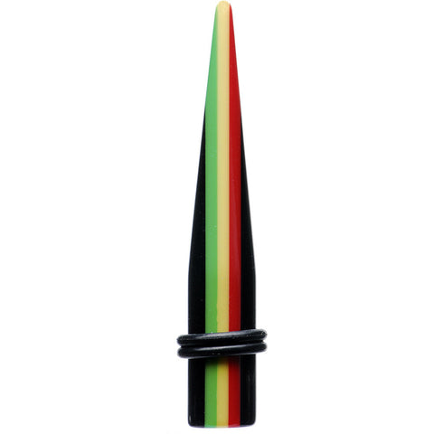 00G Acrylic Rasta Stripe Taper