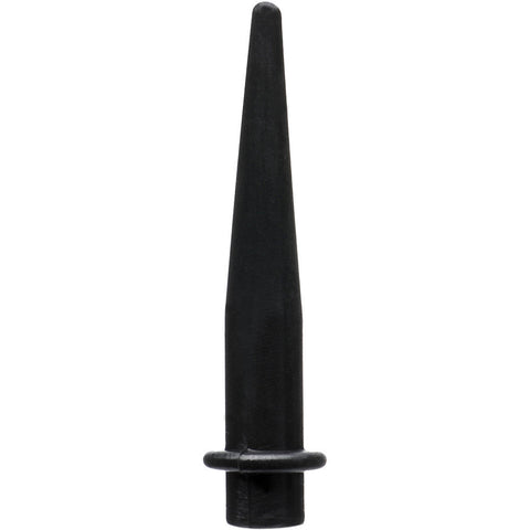 6G Black Silicone Taper