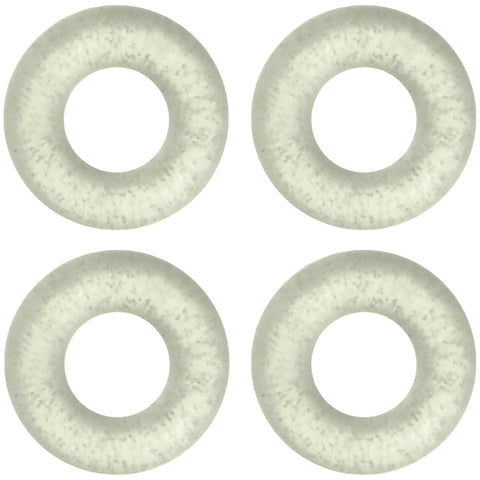 8G Glow in the Dark O-Ring 4-Pack