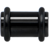 7mm Black Acrylic Plug Set