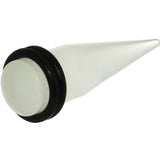 00G Short White Glow in the Dark Taper