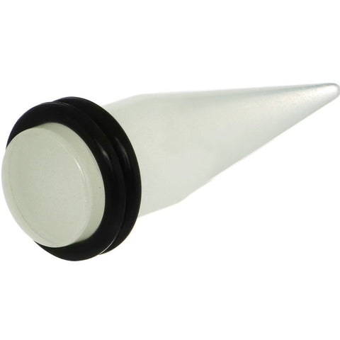 00G Short White Glow in the Dark Taper