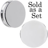 41mm Stainless Steel Herb Stash and Grinder Plug Set