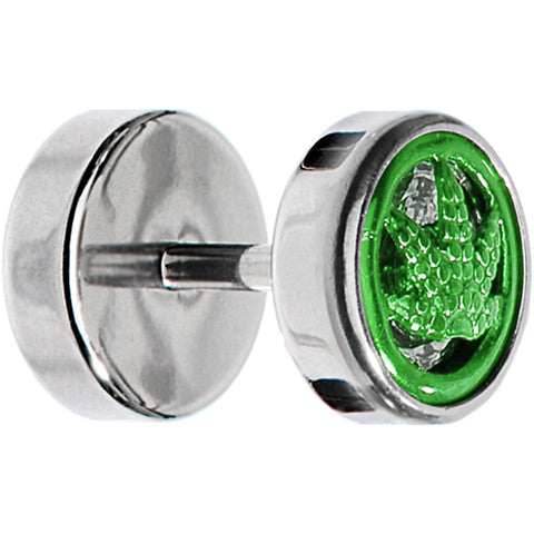 Anodized Titanium Green Pot Leaf Cheater Plug
