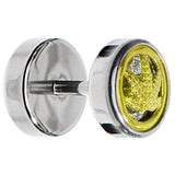 Anodized Titanium Gold Pot Leaf Cheater Plug