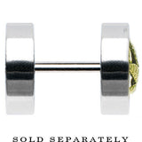 Anodized Titanium Gold Pot Leaf Cheater Plug