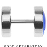 Anodized Titanium Blue Alien Head Cheater Plug