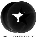 9/16 Black Star Silicone Flexible Tunnel