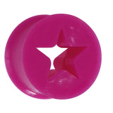 9/16 Purple Star Silicone Flexible Tunnel