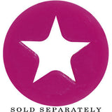 9/16 Purple Star Silicone Flexible Tunnel