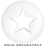 5/8 White Star Silicone Flexible Tunnel