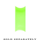 18mm Green Teardrop Silicone Flexible Tunnel