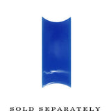 18mm Blue Teardrop Silicone Flexible Tunnel