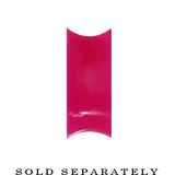 18mm Purple Teardrop Silicone Flexible Tunnel