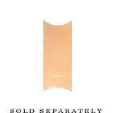 20.5mm Flesh Teardrop Silicone Flexible Tunnel