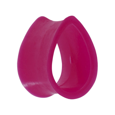 20.5mm Purple Teardrop Silicone Flexible Tunnel