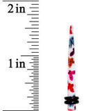 6G Multi Color Butterfly Acrylic Ear Taper