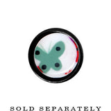 6G Multi Color Butterfly Acrylic Ear Taper