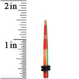 8G Acrylic Plaid Taper Ear Plug