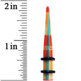 2G Acrylic Plaid Taper Ear Plug