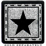 2G Black Star Fake Taper Ear Plug