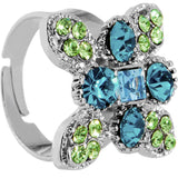 Aquamarine Beauty Adjustable Ring