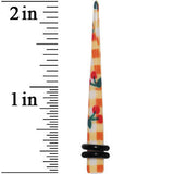 4G Plaid Cherry Acrylic Taper