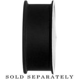 1/2 Black White Star Silicone Plug