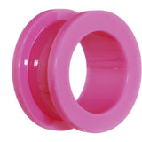 5/8 Acrylic Neon Pink Screw Fit Tunnel Plug