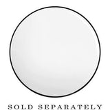 3/4 Acrylic Neon White Plug