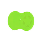 Acrylic Neon Green Star Tunnel Plug 2G to 20mm
