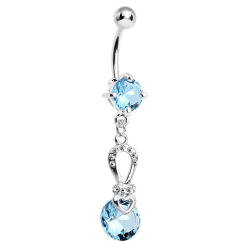 Aqua Gem Exquisite Beauty Belly Ring