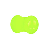 Acrylic Neon Green Peace Sign Tunnel Plug 2G to 20mm