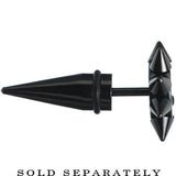 0G Scorpion Spiked Logo Fake Taper Ear Plug