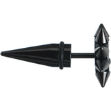 0G Yin Yang Spiked Logo Fake Taper Ear Plug