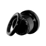 0G Pink Ferido Crystal Acrylic Screw Fit Tunnel