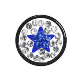2G Blue Star Ferido Crystal Acrylic Screw Fit Tunnel