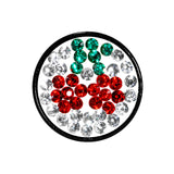 00G Cherry Ferido Crystal Acrylic Screw Fit Tunnel