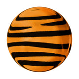 4G Tangerine Zebra Acrylic Saddle Plug
