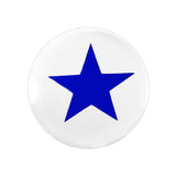 4G Stellar Blue Star Inlay Acrylic Saddle Plug