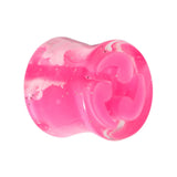 00G Pink Quotation Symbol Saddle Plug