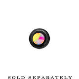 8G Groovy Retro Flower Acrylic Taper