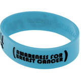 Blue Black Boobies Rule Awareness for Breast Cancer Bracelet