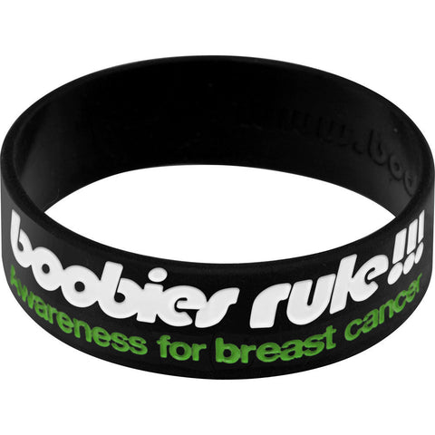 Black Green I Love Motor Boating Breast Cancer Bracelet