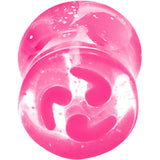 0G Pink Quotation Symbol Saddle Plug